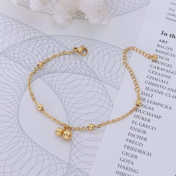 link, chain simple style gold color round beaded ball link chains bracelets wholesale stainless steel bangles wedding, Black
link, chain simple style gold color round beaded ball link chains bracelets wholesale stainless steel bangles wedding, Black