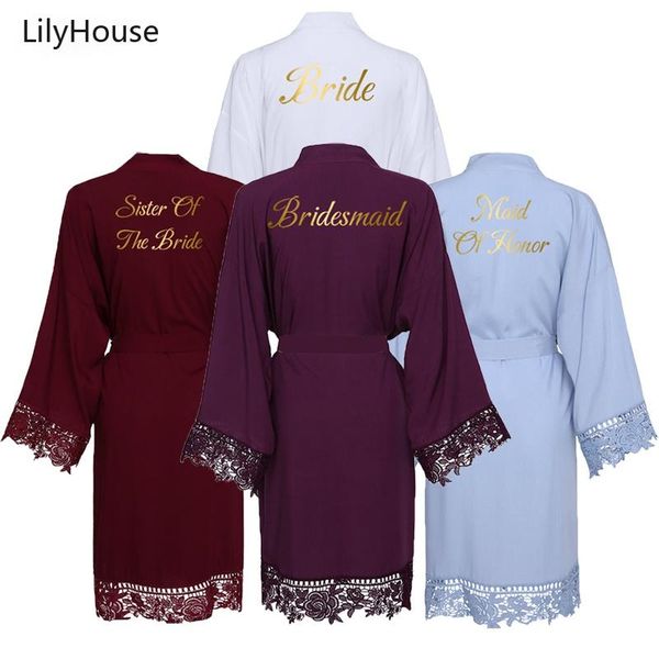 women's sleepwear rayon cotton robe lace bride bridesmaid robes women wedding bridal bathrobe white burgundy, Black;red
women's sleepwear rayon cotton robe lace bride bridesmaid robes women wedding bridal bathrobe white burgundy, Black;red