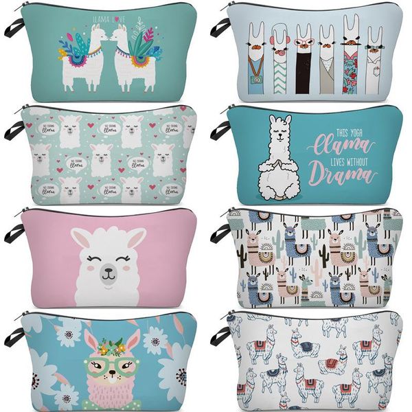 cute alpaca cosmetic storage bag professional zipper save mask wallet purse handbags women's lipstick makeup waterproof bags & cases
cute alpaca cosmetic storage bag professional zipper save mask wallet purse handbags women's lipstick makeup waterproof bags & cases