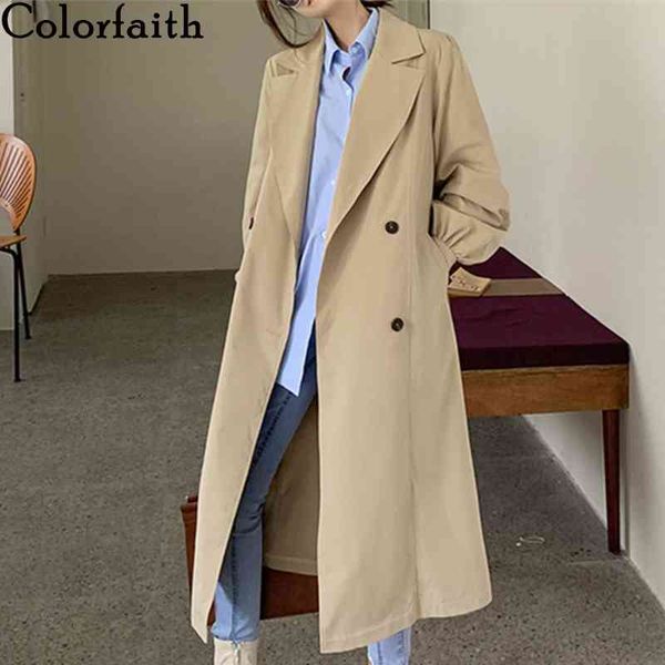 colorfaith new autumn winter women's windbreaker elegant buttons vintage oversize office lace up long trench jk3300 210413, Tan;black
colorfaith new autumn winter women's windbreaker elegant buttons vintage oversize office lace up long trench jk3300 210413, Tan;black