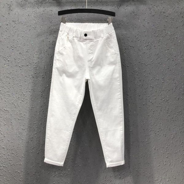 women's pants & capris elastic waist khaki white women spring summer casual harem trousers pantalon femme sweatpants c5462, Black;white
women's pants & capris elastic waist khaki white women spring summer casual harem trousers pantalon femme sweatpants c5462, Black;white