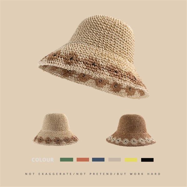 women fashion foldable korean style straw hat summer outdoor travel sunscreen anti-uv fisherman girls lovely beach cap hats, Black;white
women fashion foldable korean style straw hat summer outdoor travel sunscreen anti-uv fisherman girls lovely beach cap hats, Black;white