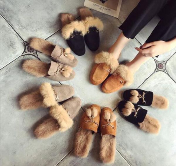 cotton slippers women's autumn and winter korean fashion baotou half drag plus velvet wear wool, Black
cotton slippers women's autumn and winter korean fashion baotou half drag plus velvet wear wool, Black