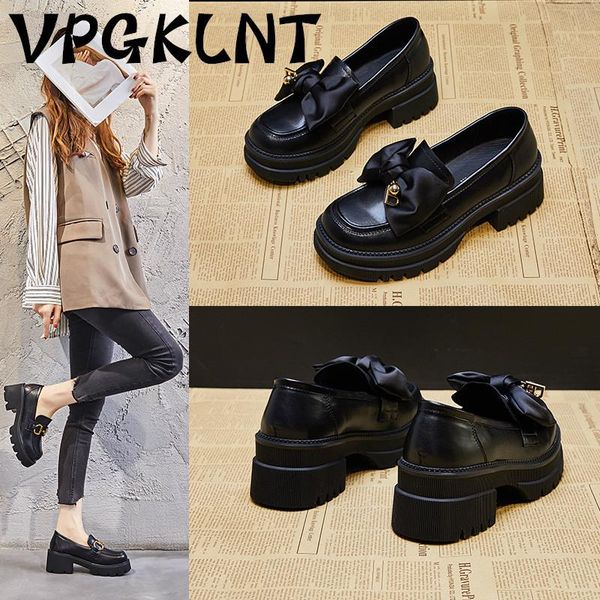 dress shoes small leather women wild retro british style platform loafers black round toe pedal women's single
dress shoes small leather women wild retro british style platform loafers black round toe pedal women's single