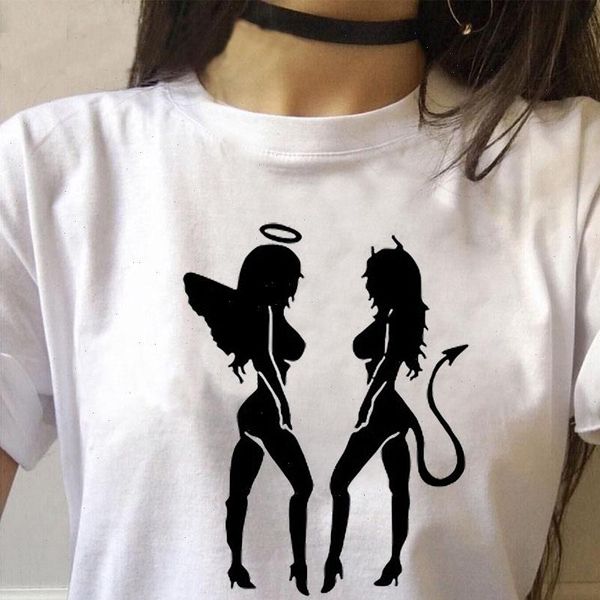 summer women t shirts harajuku devil letter printed loose short sleeve tees ulzzang female vintage punk, White
summer women t shirts harajuku devil letter printed loose short sleeve tees ulzzang female vintage punk, White