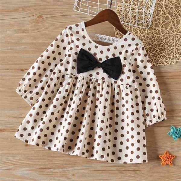 dress spring autumn long sleeve polka dots soft backless children clothing bowknot kid 210528, Red;yellow
dress spring autumn long sleeve polka dots soft backless children clothing bowknot kid 210528, Red;yellow