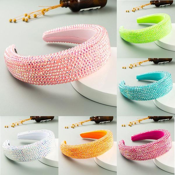 hair accessories full crystal sponge wide headband bling rhinestone head hoop luxury handmade beaded padded headbands for women
hair accessories full crystal sponge wide headband bling rhinestone head hoop luxury handmade beaded padded headbands for women