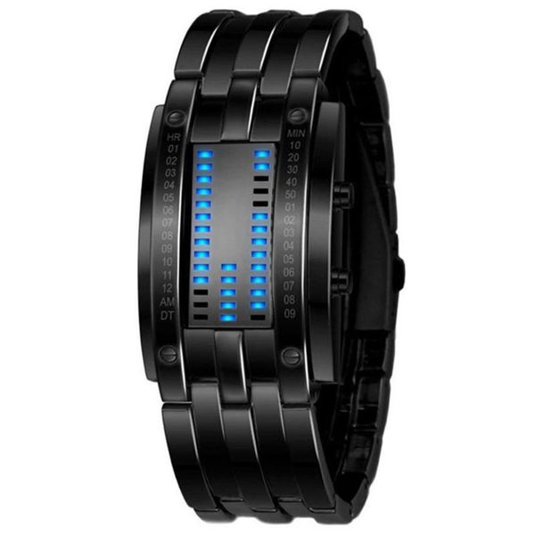 wristwatches men's women watches rectangle black stainless steel date digital led sport watch technology binary ladies akilli saat *a, Slivery;brown
wristwatches men's women watches rectangle black stainless steel date digital led sport watch technology binary ladies akilli saat *a, Slivery;brown