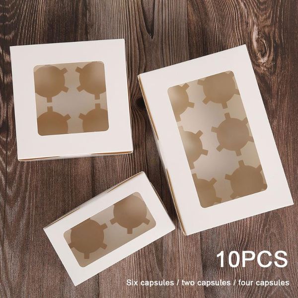 gift wrap 10pcs clear windowed cupcake boxes with removable tray for 2/4/6 cups cake party christmas kitchen accessories
gift wrap 10pcs clear windowed cupcake boxes with removable tray for 2/4/6 cups cake party christmas kitchen accessories