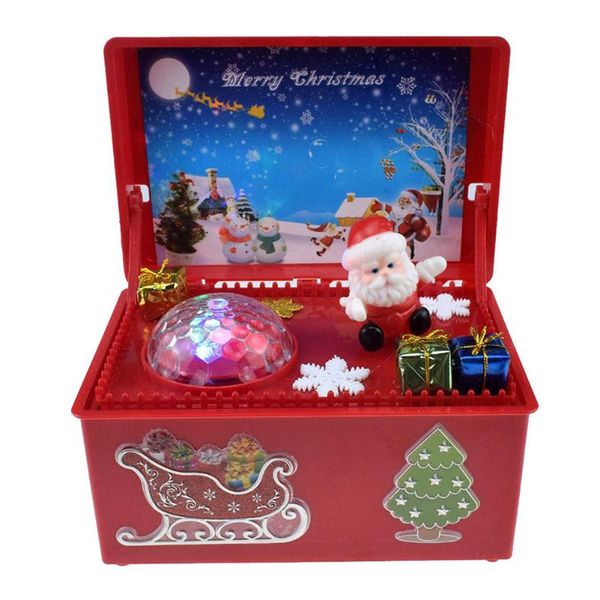 party favor singing music santa claus with dancing gift plastic christmas electric box flashing color projection kids xmas home decor
party favor singing music santa claus with dancing gift plastic christmas electric box flashing color projection kids xmas home decor
