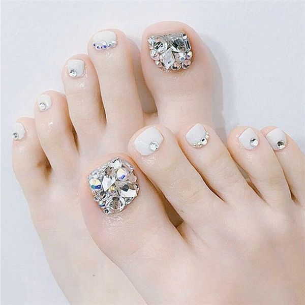 false nails transparent white full drill nail tips fake toenail art decoration wearable manicure toenails beauty tools, Red;gold
false nails transparent white full drill nail tips fake toenail art decoration wearable manicure toenails beauty tools, Red;gold