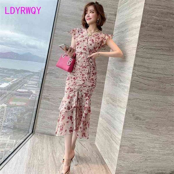 sleeve pleated, slim and light ripe style, split lotus leaf, romantic floral dress, pleated decor office lady sheath 210603, Black;gray
sleeve pleated, slim and light ripe style, split lotus leaf, romantic floral dress, pleated decor office lady sheath 210603, Black;gray