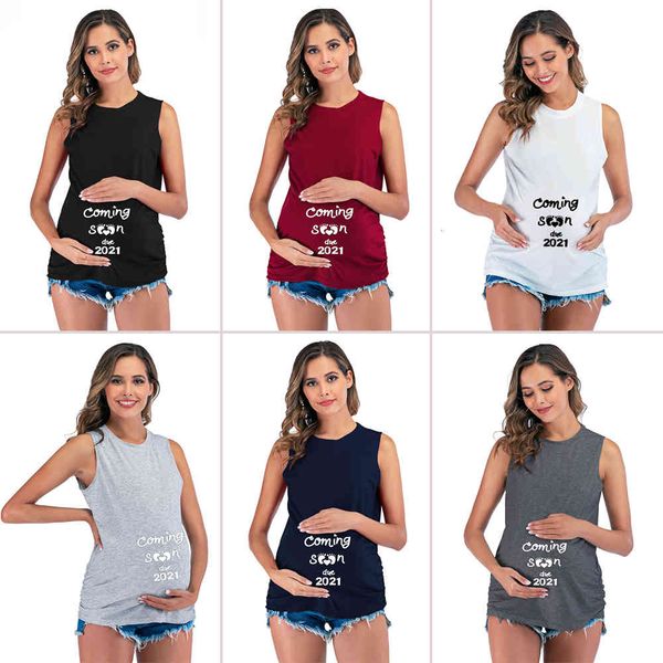 maternity pajamas 6160# summer casual maternity tess vest tank clothes for pregnant women funny european style pregnancy belly t shirts, White
maternity pajamas 6160# summer casual maternity tess vest tank clothes for pregnant women funny european style pregnancy belly t shirts, White