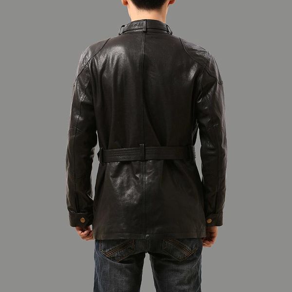men's jackets big us 0909 size genuine sheep skin leather jacket mens long casual, Black;brown
men's jackets big us 0909 size genuine sheep skin leather jacket mens long casual, Black;brown