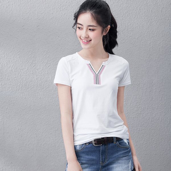 tee 2021 classic summer women's fashion recreational breathable short sleeve t-shirt, White
tee 2021 classic summer women's fashion recreational breathable short sleeve t-shirt, White