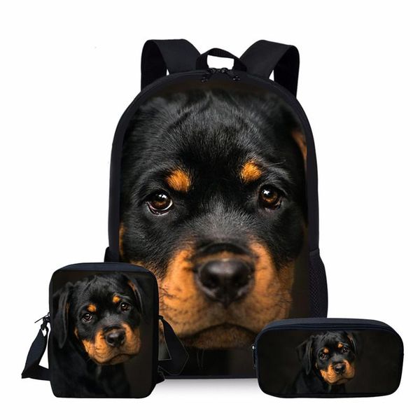 cute rottweiler dog print school backpack set for teenager boys girls cool children kids bagpack student book bags
cute rottweiler dog print school backpack set for teenager boys girls cool children kids bagpack student book bags
