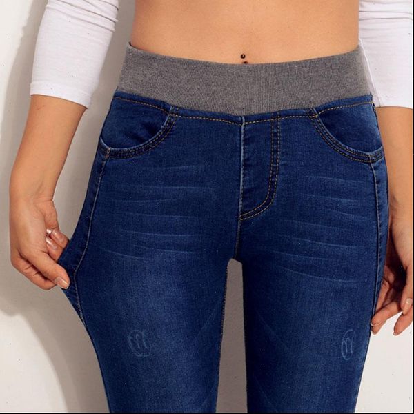 jeans for women jean mom high waist woman elastic plus size stretch female washed denim skinny pencil pants, Blue
jeans for women jean mom high waist woman elastic plus size stretch female washed denim skinny pencil pants, Blue