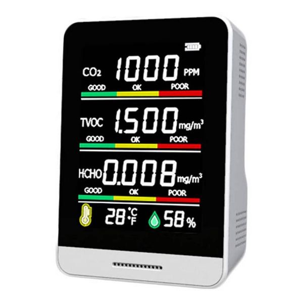 gas analyzers air quality monitor indoor co2 detector pollution carbon dioxide temperature professional sensor real time reading
gas analyzers air quality monitor indoor co2 detector pollution carbon dioxide temperature professional sensor real time reading