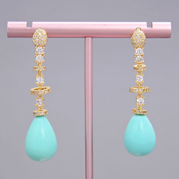 guaiguai jewelry teardrop turquoise blue sea shell pearl yellow gold plated earrings handmade for women real gems stone lady fashion jewellr, Silver
guaiguai jewelry teardrop turquoise blue sea shell pearl yellow gold plated earrings handmade for women real gems stone lady fashion jewellr, Silver
