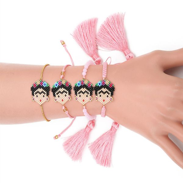 2019 new cartoon bracelet women miyuki pink gold tassel bracelets hand-made jewelry delica beads woven classic gift, Golden;silver
2019 new cartoon bracelet women miyuki pink gold tassel bracelets hand-made jewelry delica beads woven classic gift, Golden;silver