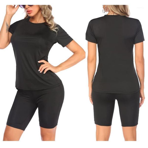 women's tracksuits women workout sets summer exercise jogging suit 2 piece t-shirt shorts jogger tracksuit sport outfits set ropa mujer, Gray
women's tracksuits women workout sets summer exercise jogging suit 2 piece t-shirt shorts jogger tracksuit sport outfits set ropa mujer, Gray