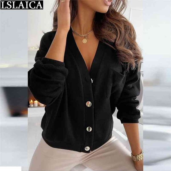 sweaters button fashion solid color office lady sale for women casual loose long sleeve v neck sueters de mujer 210515, White
sweaters button fashion solid color office lady sale for women casual loose long sleeve v neck sueters de mujer 210515, White