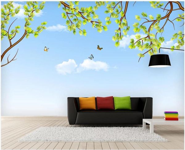 wallpapers 3d wallpaper custom po blue sky big tree leaves butterfly landscape room home decor wall murals for walls 3 d
wallpapers 3d wallpaper custom po blue sky big tree leaves butterfly landscape room home decor wall murals for walls 3 d