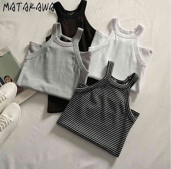 matakawa korean tank women thin outer wear sports corset stretch slim sleeveless hanging neck sling crop 210513, White
matakawa korean tank women thin outer wear sports corset stretch slim sleeveless hanging neck sling crop 210513, White