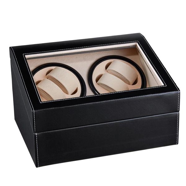 watch boxes & cases 6+4 black winders for automatic watches jewelry display box winding remontoir mover watchwinder, Black;blue
watch boxes & cases 6+4 black winders for automatic watches jewelry display box winding remontoir mover watchwinder, Black;blue