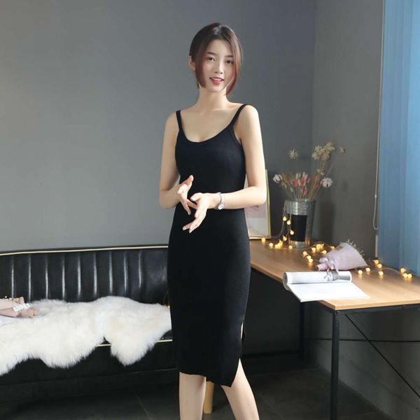 casual dresses dress women clothes spring and autumn knitting medium length suspender slim bag hip with split bottom vest long d1cs, Black;gray
casual dresses dress women clothes spring and autumn knitting medium length suspender slim bag hip with split bottom vest long d1cs, Black;gray