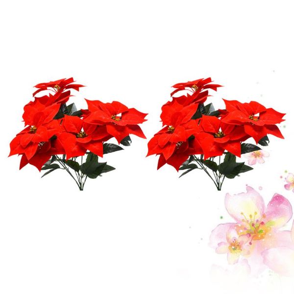 simulation red poinsettia bushes christmas flowers bouquets artificial xmas tree ornaments centerpiece for home decorative & wreaths
simulation red poinsettia bushes christmas flowers bouquets artificial xmas tree ornaments centerpiece for home decorative & wreaths