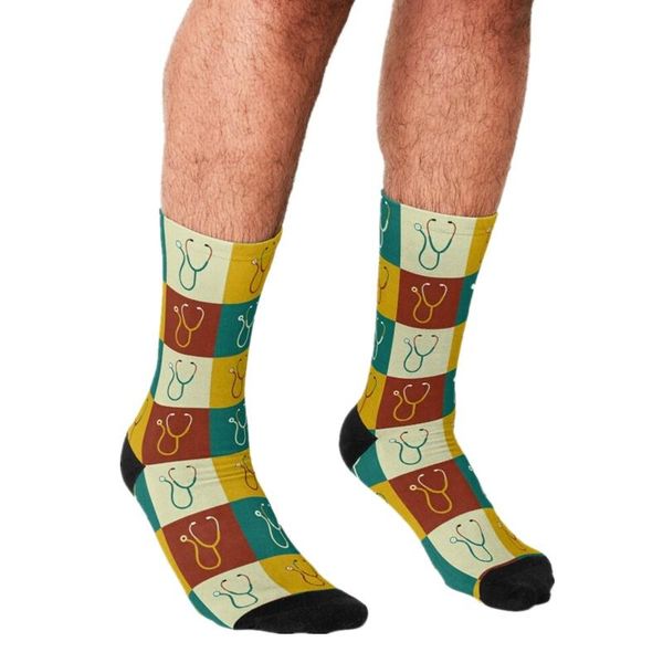 men's socks 2021 funny doctors tethoscope pattern printed hip hop men happy cute boys street style crazy for, Black
men's socks 2021 funny doctors tethoscope pattern printed hip hop men happy cute boys street style crazy for, Black