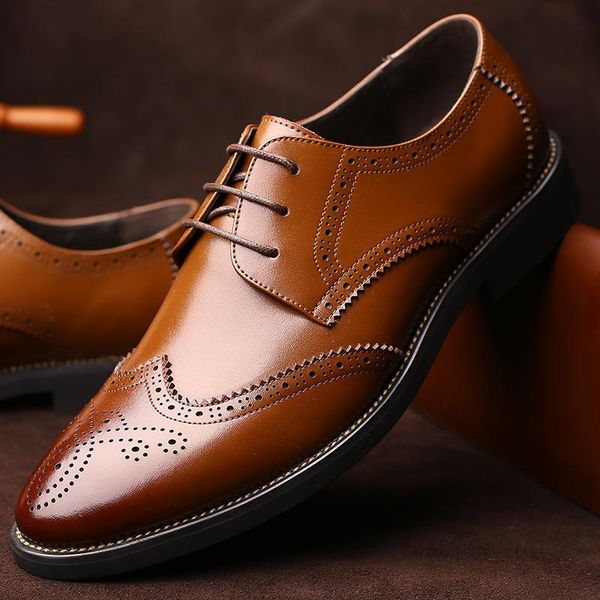 dress shoes brogue leather italian man pointed toe oxford men flas zapatos hombre, Black
dress shoes brogue leather italian man pointed toe oxford men flas zapatos hombre, Black