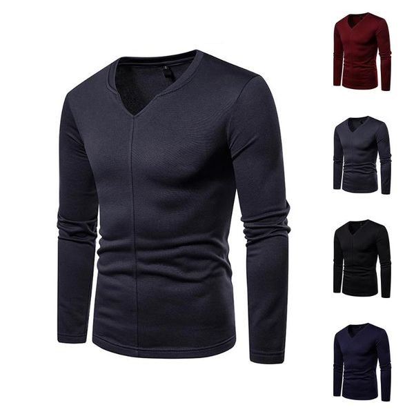 men's t-shirts v neck warmer t-shirt mens long sleeve slim fit plain pullover autumn winter basic casual pullovers, White;black
men's t-shirts v neck warmer t-shirt mens long sleeve slim fit plain pullover autumn winter basic casual pullovers, White;black