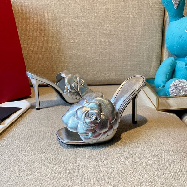 summer style women high heel slippers fashion flowers dress shoes cow leather ladies high-version stilettos daily party sandals, Black
summer style women high heel slippers fashion flowers dress shoes cow leather ladies high-version stilettos daily party sandals, Black