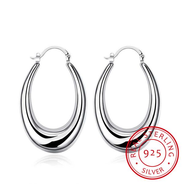 circle smooth u shape big hoop for women 925 silver identify oval earrings european brand fashion gift jewelry, Golden
circle smooth u shape big hoop for women 925 silver identify oval earrings european brand fashion gift jewelry, Golden