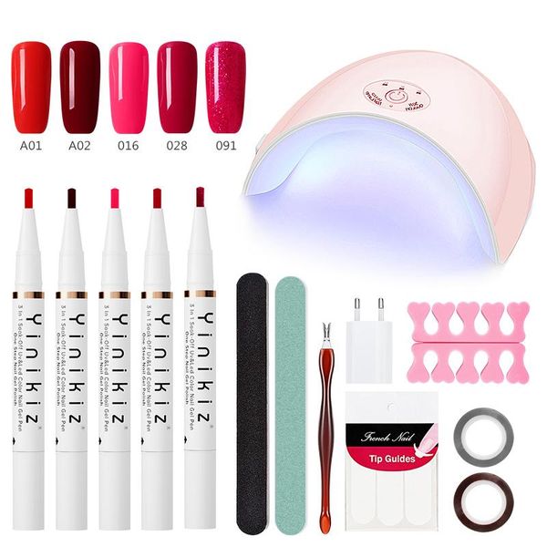 nail gel yinikiz 36w led one step varnish pen 3 in 1 long-lasting polish no need base and coat for set, Red;pink
nail gel yinikiz 36w led one step varnish pen 3 in 1 long-lasting polish no need base and coat for set, Red;pink