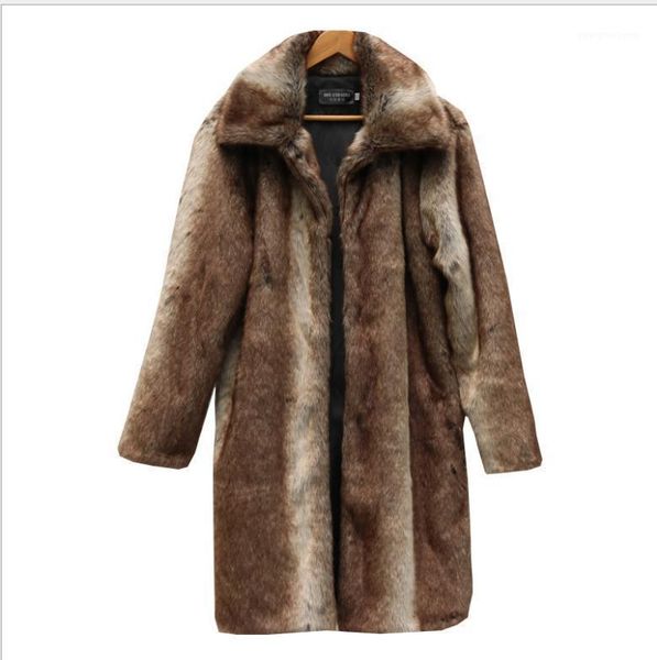 men's fur & faux 6xl fake outwear turn down collar large size casual slim winter autumn man-made imitation jacket j3164, Black
men's fur & faux 6xl fake outwear turn down collar large size casual slim winter autumn man-made imitation jacket j3164, Black
