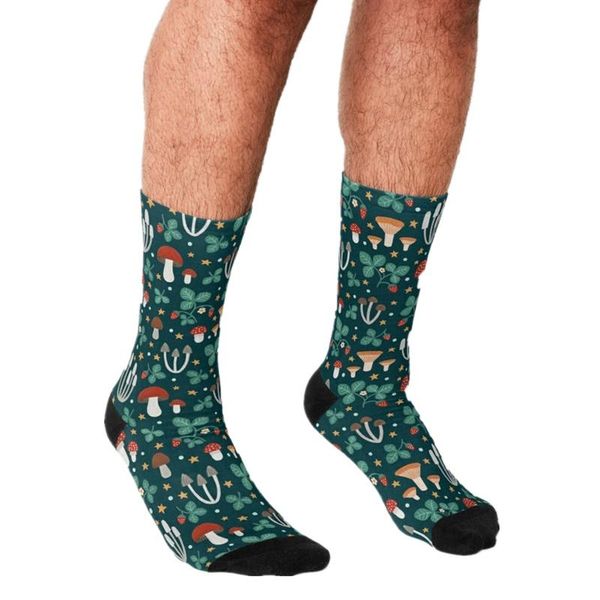 men's socks 2021 funny magic green forest pattern printed hip hop men happy cute boys street style crazy for, Black
men's socks 2021 funny magic green forest pattern printed hip hop men happy cute boys street style crazy for, Black