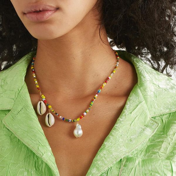 sideways boho beaded necklace with faux pearl and shell | gifts for her minimal jewellery wire seed bead choker 40+5cm chokers, Golden;silver
sideways boho beaded necklace with faux pearl and shell | gifts for her minimal jewellery wire seed bead choker 40+5cm chokers, Golden;silver