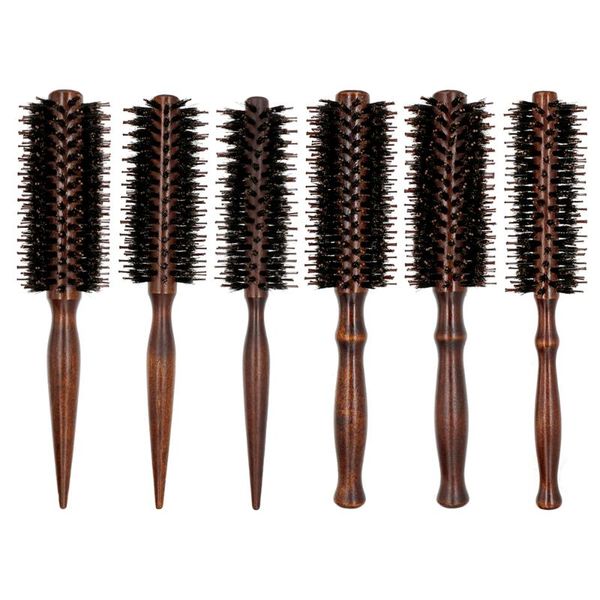hair brushes 12 style wood handle round rolling brush straight twill comb boar bristle barrel curling hairdressing tool, Silver
hair brushes 12 style wood handle round rolling brush straight twill comb boar bristle barrel curling hairdressing tool, Silver