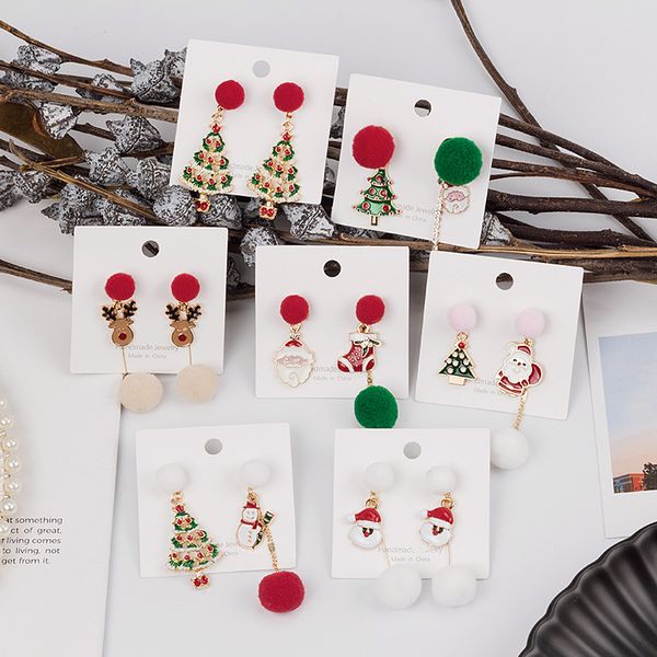 mixed style s925 silver needle dangle & chandelier cartoon asymmetric hairball chain tassel christmas tree snowman elk earrings
mixed style s925 silver needle dangle & chandelier cartoon asymmetric hairball chain tassel christmas tree snowman elk earrings