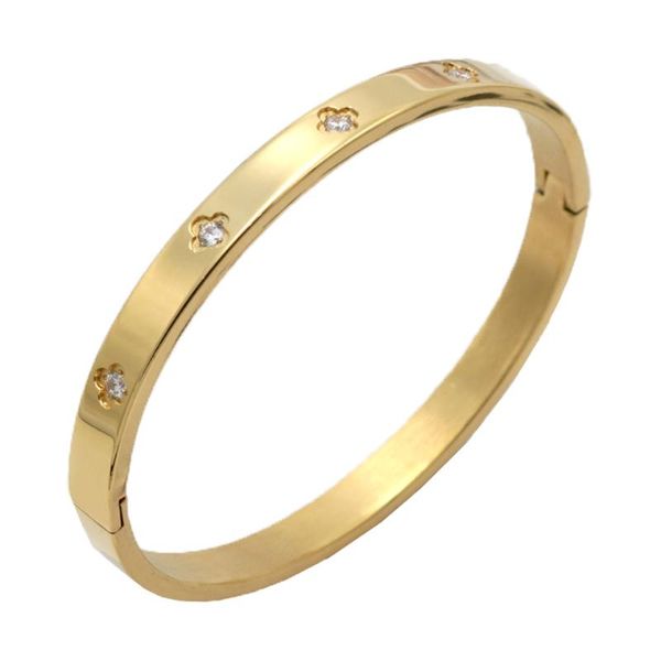 bangle fashion classic women's bangles for women gold rose silver color cz crystal bracelet cuff simple trendy, Black
bangle fashion classic women's bangles for women gold rose silver color cz crystal bracelet cuff simple trendy, Black