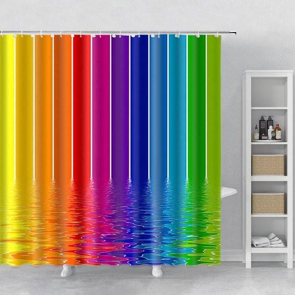 shower curtains colorful striped fabric print curtain color water ripple reflection bathroom home bathtub decoration with hooks
shower curtains colorful striped fabric print curtain color water ripple reflection bathroom home bathtub decoration with hooks