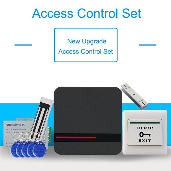 door rfid access control system kits set device 125khz em card reader with magnetic lock power supply for home office security fingerprint
door rfid access control system kits set device 125khz em card reader with magnetic lock power supply for home office security fingerprint