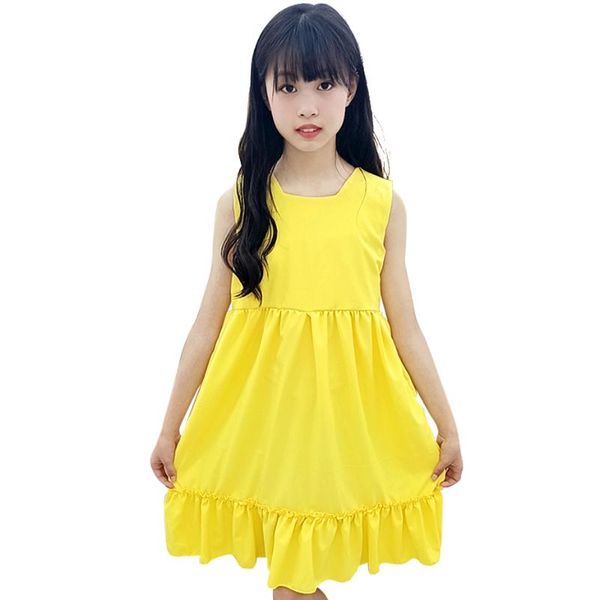 girl dress solid color for girls summer children party casual style costume 6 8 10 12 14 girl's dresses, Red;yellow
girl dress solid color for girls summer children party casual style costume 6 8 10 12 14 girl's dresses, Red;yellow