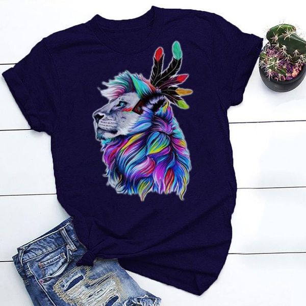 women's fashion summer t-shirt 2021 plus size vintage animal printing pattern casual short sleeve for women elegant, White
women's fashion summer t-shirt 2021 plus size vintage animal printing pattern casual short sleeve for women elegant, White