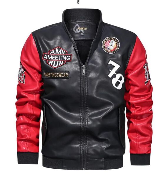men's fur & faux embroidery leather jacket 2021 men stand collar baseball uniform jackets coat male winter warm bomber coats outerwear, Black
men's fur & faux embroidery leather jacket 2021 men stand collar baseball uniform jackets coat male winter warm bomber coats outerwear, Black