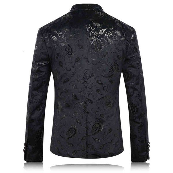 men's suits & blazers wholesale- black blazer men paisley floral pattern wedding suit jacket slim fit stylish costumes stage wear for s, White;black
men's suits & blazers wholesale- black blazer men paisley floral pattern wedding suit jacket slim fit stylish costumes stage wear for s, White;black