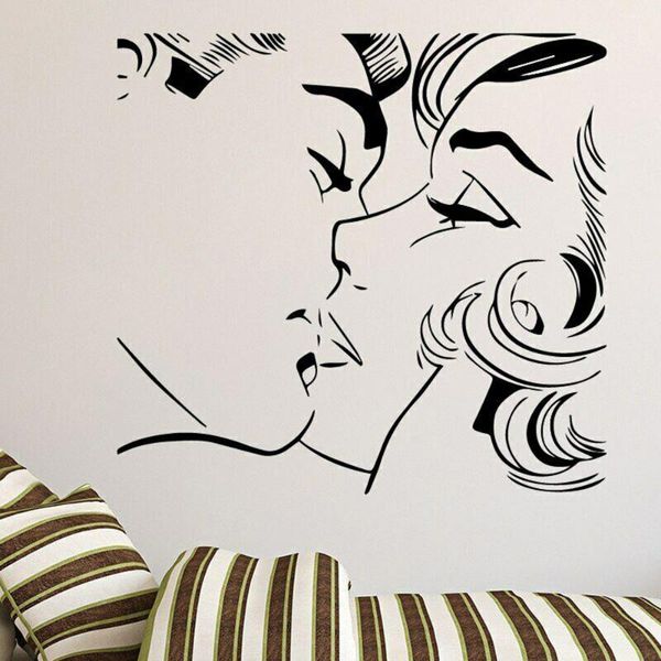 wall stickers couple master bedroom decoration accessories abstract kiss pattern romantic living room tile
wall stickers couple master bedroom decoration accessories abstract kiss pattern romantic living room tile
